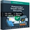 Kaspersky SMALL Office Security Version 7 10PCs + 10Mobs+ 1Server - 1 Year [EU]